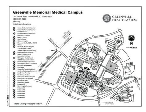 Campus Map - Greenville Hospital System