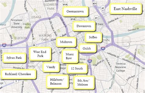 Urban Nashville, TN Neighborhoods and Home Search