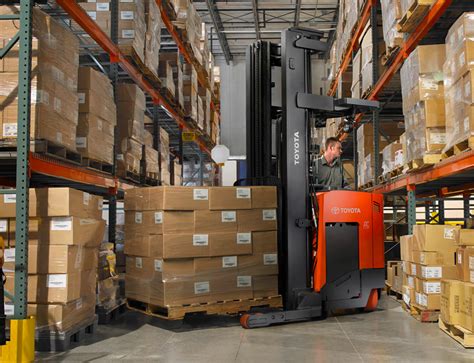 How to Use Narrow Aisle Forklifts | Toyota MHS