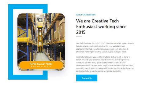 about us page template Archives - Css3 Transition