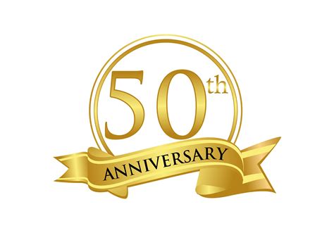 50th Anniversary Celebration Logo Vector Grafik Von DEEMKA STUDIO ...