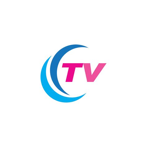 TV logo design 13114661 Vector Art at Vecteezy