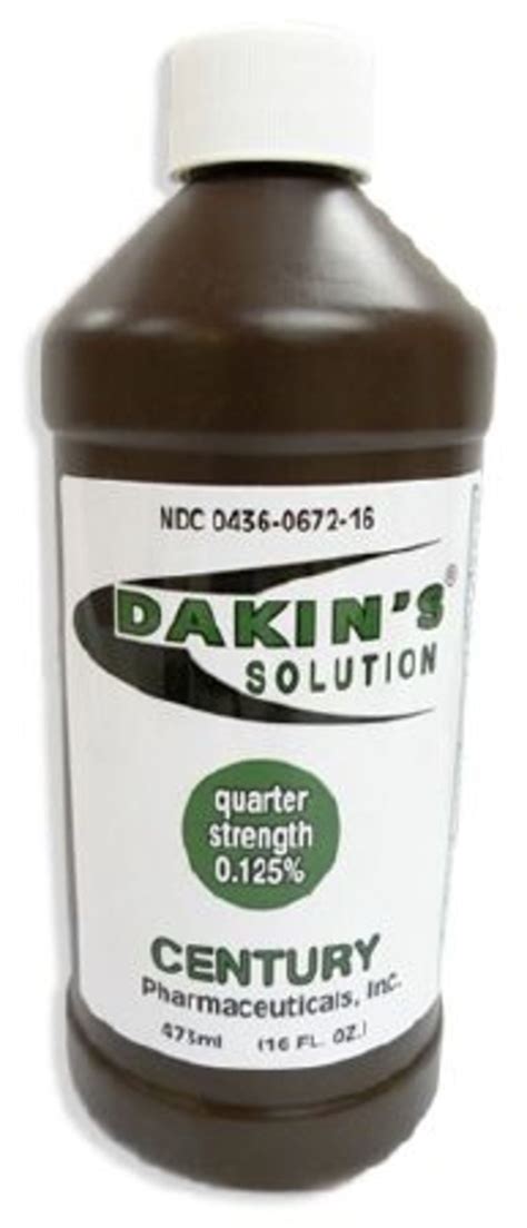 Dakin's Solution-Quarter Strength Sodium Hypochlorite 0.125% Wound ...