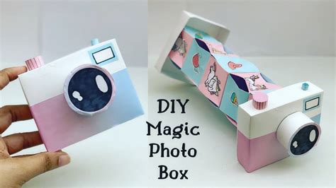 DIY MAGIC PAPER CAMERA PHOTO BOX / Paper Craft / paper camera / DIY ...