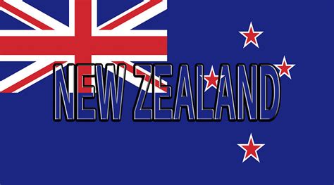 Flag of New Zealand Word Digital Art by Roy Pedersen - Pixels