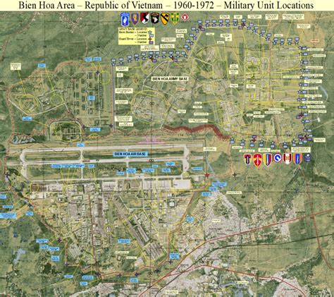 Bien Hoa Army Base Vietnam War Veterans | Map of ENTIRE Bien Hoa Area ...