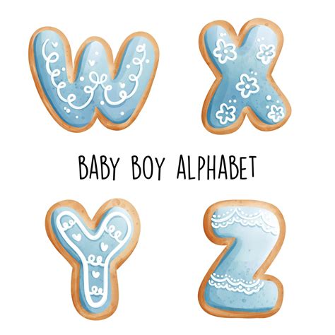 Premium Vector | Baby boy alphabet Vector illustration