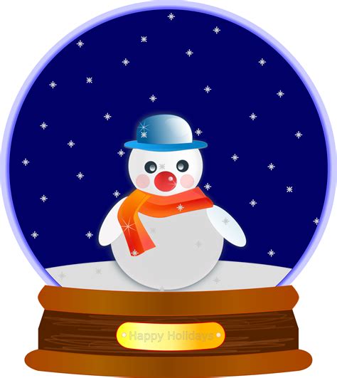 Animated Snow Globe by @JayNick, Animated snow in a holiday snow globe ...