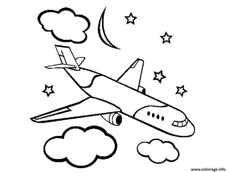 Coloriage avion 2 - JeColorie.com