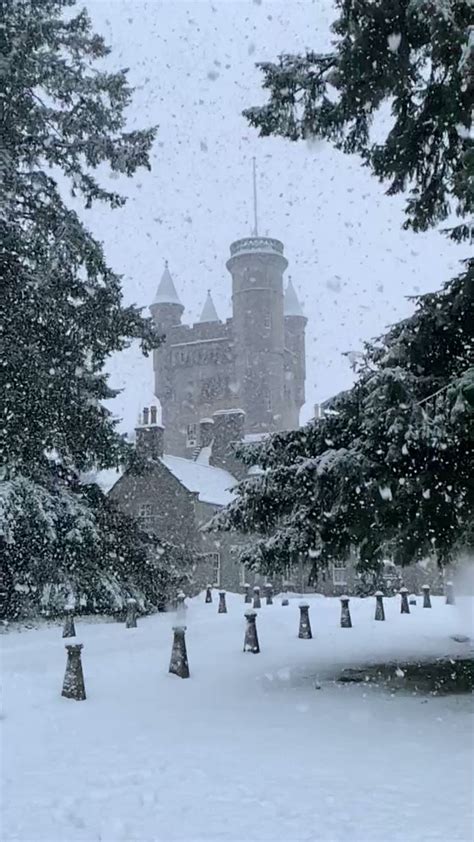 Balmoral Castle & Estate on Twitter: "Snowy scenes at Balmoral Castle ...