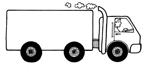 Free Truck Clipart Black And White, Download Free Truck Clipart Black ...