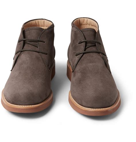 Lyst - Tod'S Rubber-Soled Suede Chukka Boots in Brown for Men