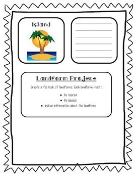 Landforms Graphic Organizer by MissInn | TPT