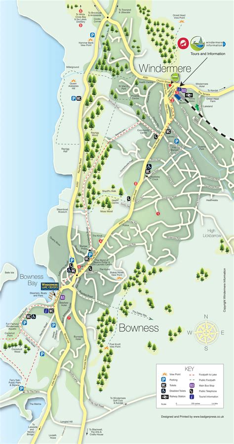 Korodovat ~ strana kudrnatý lake windermere map Ponurý Analytická Průkopník