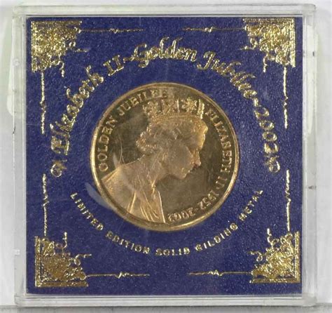 LIMITED EDITION ELIZABETH II GOLD JUBILEE COIN