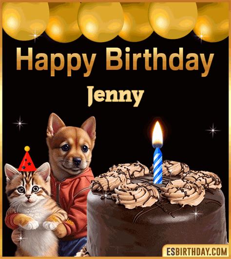 Happy Birthday Jenny GIF 🎂 Images Animated Wishes【28 GiFs】