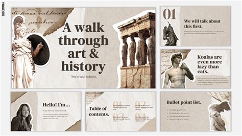 Art & History | Free PowerPoint template & Google Slides theme