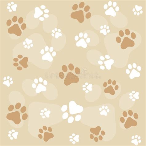 Paw prints background. Animal paw prints seamless background , #AD, # ...