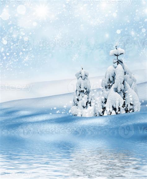 Winter landscape. Background 9863136 Stock Photo at Vecteezy