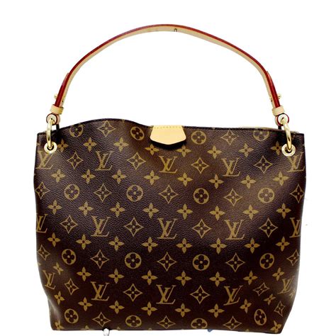 LOUIS VUITTON Graceful PM Monogram Canvas Shoulder Bag Brown