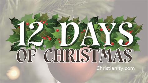 The True Meaning of the 12 Days of Christmas - Dr. Rich Swier