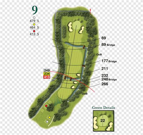 Golf course Bulbury Woods Golf Club Golf Tees Par, shot hole ...