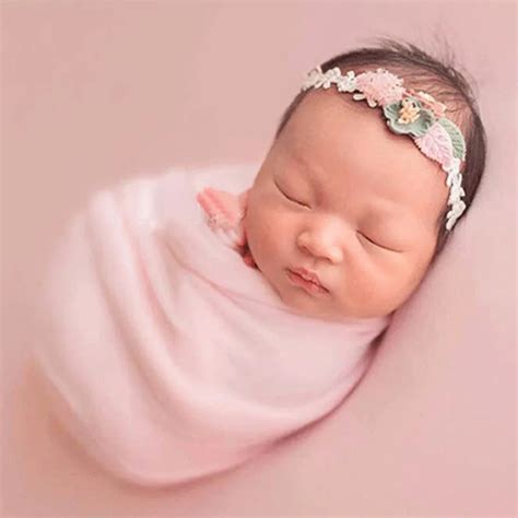 Newborn Stretch Wraps for Photography Props Tiny Baby Photo Shoot Props ...