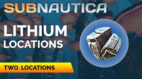 Lithium subnautica - mktaia