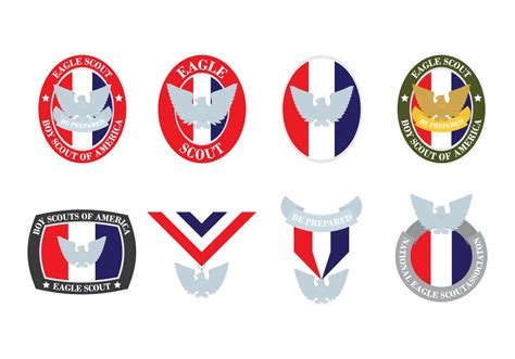 Eagle Scout Badges 121619 Vector Art at Vecteezy