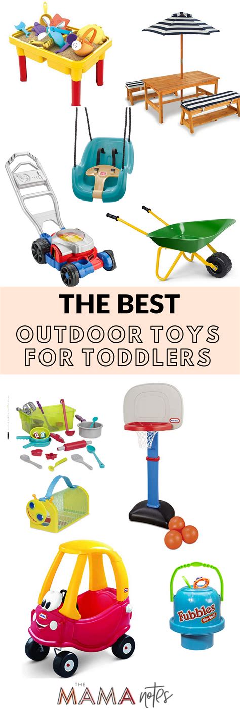 Our Favorite Outdoor Toddler Toys - The Mama Notes