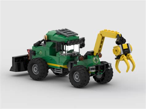 LEGO MOC Forest Skidder by HaulingBricks | Rebrickable - Build with LEGO