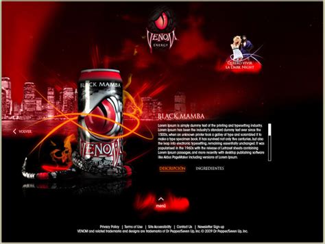 Venom energy drink | Domestika