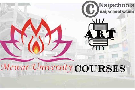 Mewar University Courses for Art Students - NAIJSCHOOLS