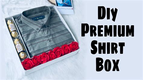 Premium DIY Shirt Box | Trending Gift Shirt Box - YouTube