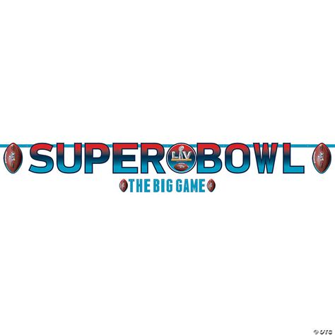 NFL® Super Bowl LV Jumbo Letter Banner Kit | Oriental Trading