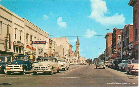 Valdosta, Georgia, Patterson Street, Looking North, vintage postcard ...