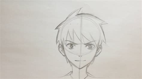 How To Draw A Anime Face Male