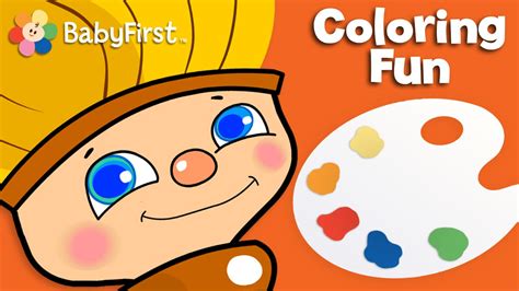 Orange Delight | Color for Kids | Petey Paintbrush | BabyFirstTV - YouTube