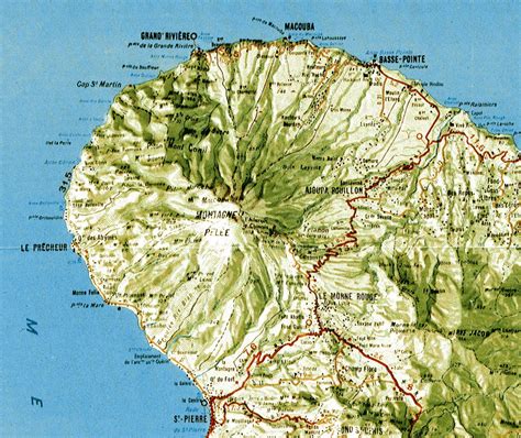 Map of Mount Pelee, Martinique | The best map we could find.… | Flickr