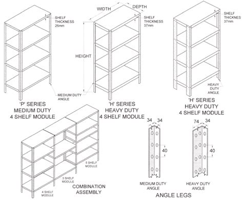 Open Angle Type Shelving - Sharman Shelving