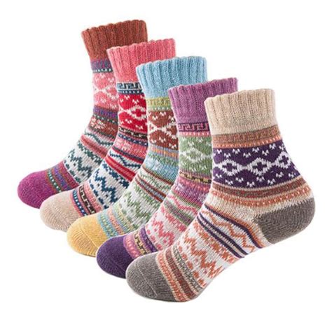 Winter Thermal Cashmere Socks Women Warm Wool Socks Thicken soft Socks ...