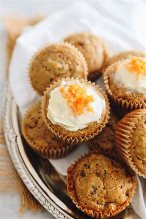 Healthy Carrot Cake Muffins - The Healthy Maven