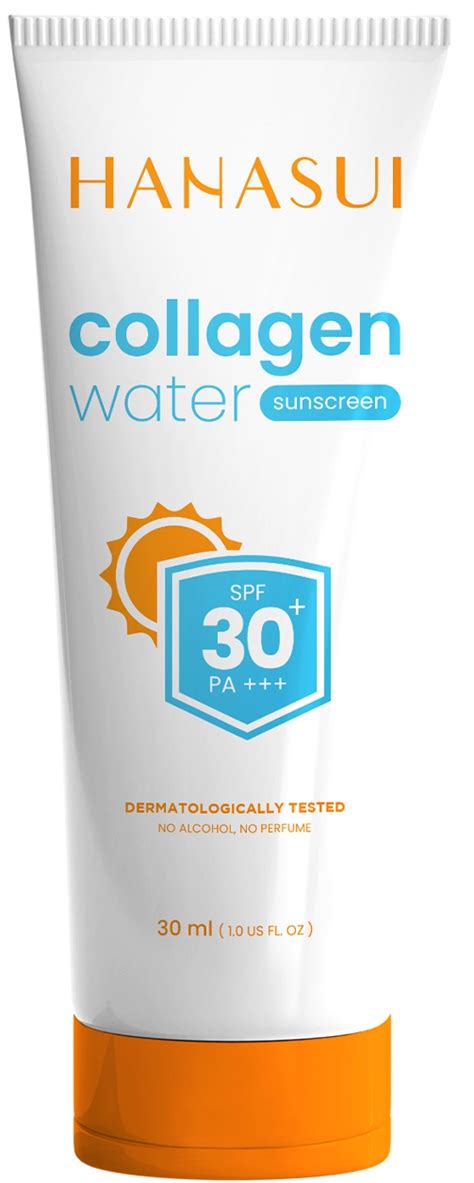 Hanasui Collagen Water Sunscreen SPF 30 PA+++ ingredients (Explained)