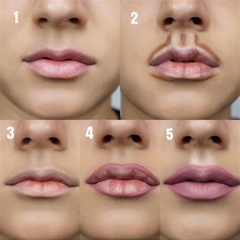 Perfect Hairstyle on Instagram: “Step by step. Do you contour your lips ...