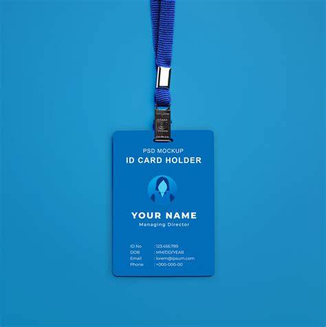 Free Hanging ID Card Mockup PSD | Free PSD Templates