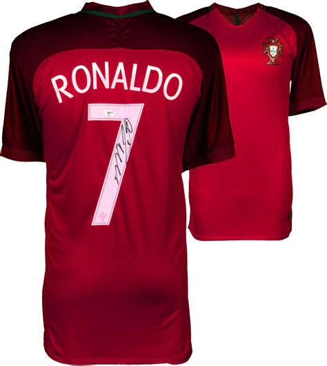 Cristiano Ronaldo Portugal Autographed 2015-16 Home Jersey