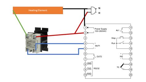 Pid Temperature Controller Wiring Diagram