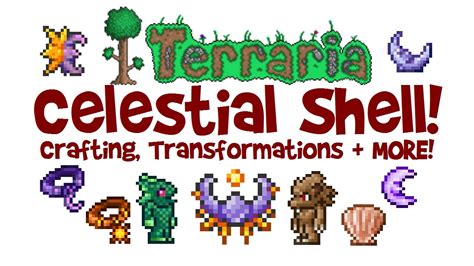 How to get Celestial Stone & Shell in Terraria! Moon & Sun Stone, Moon ...