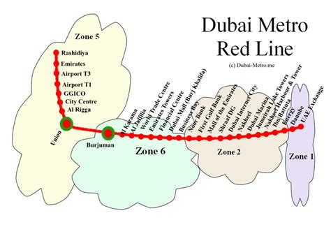 Dubai Metro Map