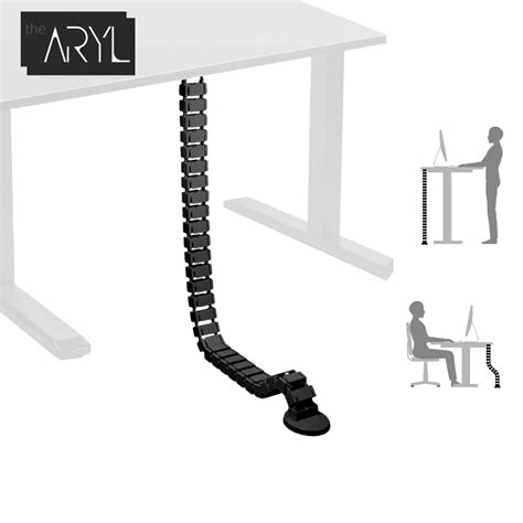 the Aryl™ Vertebrae Under Desk Cable Management Spine, Wire Cord ...